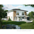 Stalen Frame Fiber Cement House